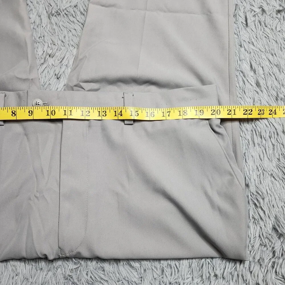 Louis Raphael Golf Pants Mens 40x29 Flat‎ Front Dress Trousers Classic Polyester